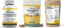 Vegan Vitality Booster Supplementen Bundle - Vegan multivitaminen, Collageen en Super Mushroom Complex. Formule op basis van hoge sterkte voor algemene gezondheid voor veganisten en vegetariërs