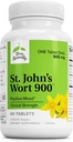 Terry natuurlijk Sint-Janskruid 900-60 tabletten - Biedt volledige klinische dosis - Non-GMO, Veganist, Glutenvrij - 60 porties