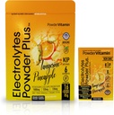 PoederVitamine Elektrolyten Poeder Plus, Keto, Tangerine Ananas, Suikervrij, Roze Himalaya Zout, 1000mg Kalium, 120mg Calcium, 120mg Magnesium, Non-GMO, Zero Calorieën, (16 Hydration Packets)