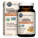 Garden of Life Organics Extra Strength Turmeric Inflammatory Response 60 Comprimés-100mg Curcumine (95% Curcuminoides) Poivre noir, Probiotiques, Organic Non-OGM Vegan Gluten Supplément à base de plantes sans gluten