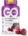 GO ORGANISC Dietary Immune Support Supplement Gummy's 60 Telling