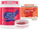 Pre Workout Pillen en Creatine HCL Pillen bundel - eindeloze energie, spiergroei, uithoudingsvermogen, pomp, Geen Crash, Geen Jitters, Geen Bloat 