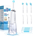 DR.SHARK Cordless Neus Besproeiingssysteem, Elektrische Netting Pot voor Sinus, Neusreiniger, Sinus Reiniger Machine, 5 Modi Nasale Spoelmachine