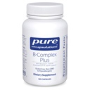 Pure Encapsulations B-Complex Plus - B Vitaminen Supplement ter ondersteuning van neurologische gezondheid, cardiovasculaire gezondheid, energieniveaus en zenuwstelselondersteuning* - met vitamine B12 & meer - 120 capsules