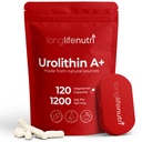 Urolithin A+ 1000mg Supplement - Geavanceerde Formule, 120 Vegetarische Capsules, 2-maand Supply, Granaatappelextract voor gezonde veroudering en duurzaamheid, Lab getest, biologisch, Made in USA