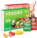 Fruit en groenten supplement - 60 zakjes Superfoods & Super Greens voor volwassenen en kinderen