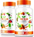 NutraRize (2 Pack) Pay Slim Capsules, PaySlim All-Natural Supplement voor gezond gewichtsverlies, Premium Formule om lichaam en fitness doelstellingen te bereiken, Officiële recensies (120 Capsules)