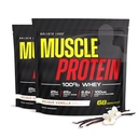 COLOSSAL LABS Muscle Whey Protein Flavored Protein Powder, 25.000mg Aminozuren/Serven, Koudgefilterd(Verpakking mei Vary) (10 Pond (verpakking van 2, Vanille)