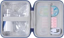 Aenllosi Hard Storage Case Compatibel met draagbare vernevelaar voor volwassenen en kinderen, Handheld Inhaler draagt geval, houder voor Atomizer Machine & Medicine(Alleen zaak)