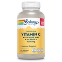 SOLARAY Vitamine C 1000mg Getimede afgifte Capsules met Rose HIPS & Acerola Bioflavonoïden, Two-Stage for High Absorptie & All Day Immuun Function Support, 60 dagen garantie, 275 porties, 275 VegCaps