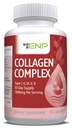 ENP Collageen Complex, type I, II, III, V en X, afgeleid van niet-Veganistische bronnen, gezamenlijke comfort, flexibiliteit en botsterkte, 90ct, levering 30 dagen