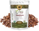 Organic Way Hawthorn Bessen Cut & Sifted (Crataegus monogyna) - European Wild-Harvest 