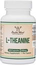 L-Theanine 200mg dubbele sterkte - Ondersteunt gezondheid slaapreactie en ontspanning - 120 capsules (derde partij getest, glutenvrij, veganistisch) door dubbel hout