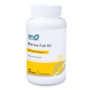 SFI Health Klaire Labs Marine Fish Oil - Ultra Pure 300 Milligrams EPA & 200 Milligrams DHA Omega 3 Unflavored Fish Oil with No Fishy Taste, Cholesterol-Free & Gluten-Free (100 Softgels)
