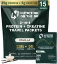 Voeding On The Go Wei Protein Isolaat Paketten met Creatine 