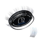 Lashify Curl 12mm Gossamer wimper uitbreidingen vullen in Ombre Blue, gemakkelijk DIY Valse wimpers voor een natuurlijke look