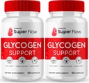 Super Flow Pillen Advanced Blood Support Formula Supplement, SuperFlow Blood Capsules - Maximale sterkte, Super Flow Alle natuurlijke Formule Pillen, SuperFlow Capsules Bloed Ondersteuning Beoordelingen (2 Pack)