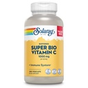 Solaray Super Bio Vitamine C 1000mg, deux niveaux, libération chronométrée Vitamine C avec bioflavonoïdes, supplément de soutien immunitaire - haute absorption, végétalien, garantie de 60 jours, 180 portions, 360 VegCaps 140
