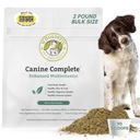 Wholistic Pet Organics Canine Complete - Honden Multivitamine Poeder - 2 Lb - Dagelijkse hondenvitaminen en supplementen voor zelfgemaakte voeding - Immuunsysteem, huid, jas en algemene gezondheid - Klein en groot ras
