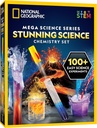 National Geographic Stunning Chemistry Set - Mega Science Kit met 45 Easy Experiments- Maak een vulkaan en lanceer een raket, STEM-projecten voor kinderen 8-12, Science Toys (exclusive)