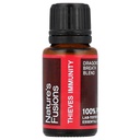 Nature's Fusions Immunity Thives Oil Essential Oil Blend - 15 ml - Germ Fighter, Health Guard, Aceite Ratero - Dragon's Adembeschermende - Kruid, Citroen, Kaneel, Eucalyptus, Pepermunt, Oregano