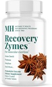 MICHAEL Santé Programmes naturopathiques Récupération Zymes - 180 enrobés entériques pH Comprimés stables - Supplément enzymatique protéolytique - soutient la réponse inflammatoire naturelle - 30 portions