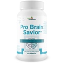Pro Brain Savior - Nootrope Brain Supplement - Pro Mind Boost Formula for Memory, Focus, & Clarity - Study Pillen - Bacopa, Niacin, Cafeine + L-Theanine, GABA - Promote Memory Retention & Learning
