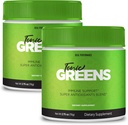 Tonic Greens Powder Vitamin Supplement Advanced Formula - Natural Green Blend Energy Supplement - Maximale sterkte, TonicGreens BCAA, Tonic Greens Alle Natuurlijke Formule Poeder Ondersteuning Beoordelingen (2 Pack)