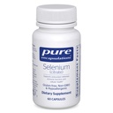 Pure Encapsulations Selenium (Citraat) - for Immune System Support & Cellular Health - Antioxidant Supplement - Ondersteunt de bloedstroom* - Glutenvrij & Vegan - 60 capsules