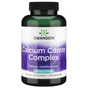 Swanson Calcium Citrate Complex Bot Muscle Nerve Health Blood Pressure Support Mineral Supplement 250 mg Calcium (van Citrate & Carbonate) 100 Capsules