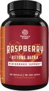 Cétones de framboises pures Supplément de perte de poids - Keto Burn Natural Fat Burner Diet Pills pour hommes et femmes Boost Métabolisme Burn Belly Fat Potent Appetite Suppressant 500 mg 60 Capsules