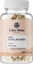 Zoals mijn sojaisoflavonen (100 capsules), puur en natuurlijk, voedingssupplement, geen fillers