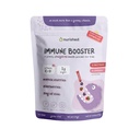 Booster immune pour enfants avec sureau, cerise d'acérola, zinc, vitamines C & D - Poudre droite à droite - 30 portions - 2 arômes