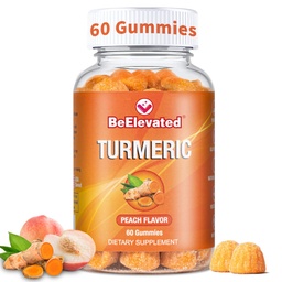 Curcumin Kurkuma Gummies Extra sterkte 2000mg 8:1 Extract Kurkuma supplement Gummies met zwarte peper & gember 