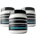(3-Pack) Amino Collageen C - Collageen Powder (180 Scops) - Marine Collageen Peptiden + Hyaluronzuur. Geen suiker. Geen geur. Niet GGO. VS. voor haar, huid, nagels, gewrichten, & Gut Health.