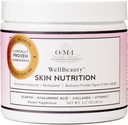 OMI Wellbeauty Skin Nutrition, klinisch bewezen om de elastischheid te verhogen en de zichtbare tekenen van huidveroudering te verminderen, Franse Marine Elastine, Collageen, Hyaluronzuur, Vitamine C, 1 maand aanbod, 3.17oz