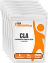 BulkSupplements.com Geconjugeerd Linolzuurpoeder - CLA Supplement, Voedingssupplement - Glutenvrij, 2g per portie, 1kg (2,2 lbs) (verpakking van 5)