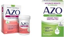 AZO Boric Acid Vaginale Suppositorieën helpt ondersteuning Odor controle en balans Vaginale PH, 30 Tel urinetrekinfectie (UTI) Test Strips, Nauwkeurige resultaten in 2 minuten, 3 Tellen