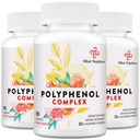 Supplément de polyphénols de 67 500 MG - Antioxydants puissants et polyphénol pour la défense de l'âge, Polyphénol Superfood, Quercetin, Resvératrol, Thé vert, Plant-Based & Energy, Immune Support, 270 Capsules
