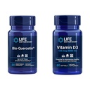 Levensverlenging Bio-Quercetine Immune & Heart Health Antioxidant 30 Capsules + Vitamine D3 5000 IE 60 Softgels