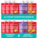 Designer Wellness Protein Smoothies Variety Pack en Strawberry Banana Bundle