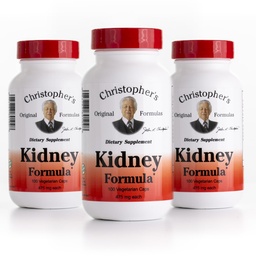 Christopher's originele Formules Nier Formule - Reinigen Detox & Reparatie Formule - Herbal Blend Ondersteuning - Verpakking van 3