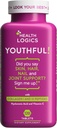 Health Logics Youthful Collageen 6.000 mg Collageen Peptides Types 1 en 3 met Hyaluronzuur en vitamine C 