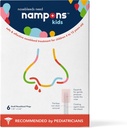 Nampons Enfants Stoppers Nezebleed - 6 Kit de bouchons à saignement de nez facile à utiliser pour enfants. Confié par des pédiatres. L'agent de collage hypoallergénique arrête les saignements rapidement sur le contact. En sécurité et sans douleur