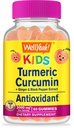 WellYeah Curcumine curcumine avec des gommes de poivre noir pour les enfants - soutien immunitaire naturel, santé articulaire et musculaire, santé digestive et fonction cérébrale - non-OGM, végétalien, sans gluten - 60 comte