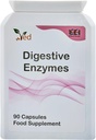 Ved-decompenserende enzymen, uitgebreide voedselonverdraagzaamheid complex, doelwitten meerdere intoleranties, waaronder gluten, Lactose & Caseïne, 90 Vegan Capsules(45 Days Supply)
