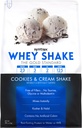 Syntrax Nutrition Shake Whey, froid filtré et non dénaturé mélange de poudre de protéines de lactosérum, biscuits et crème Shake, 2 lbs, vrais morceaux de cookies
