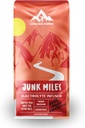 Junk Miles - Medium Roast - Infused with Electrolytes Powder - Atlete Hydration - Coffee for Runners - Keto Electrolytes: Natrium, Calcium, Magnesium, & Kalium (Ground, 16 Oz)