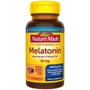 Nature faite Melatonine 10mg Dissolve rapide, force maximale Aide au sommeil nocturne pour les adultes, 100% sans médicament, 45 comprimés