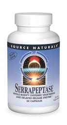 Bron Naturals Serrapeptase - Vertraagde Release Enzyme - 30 Vegetarische Capsules